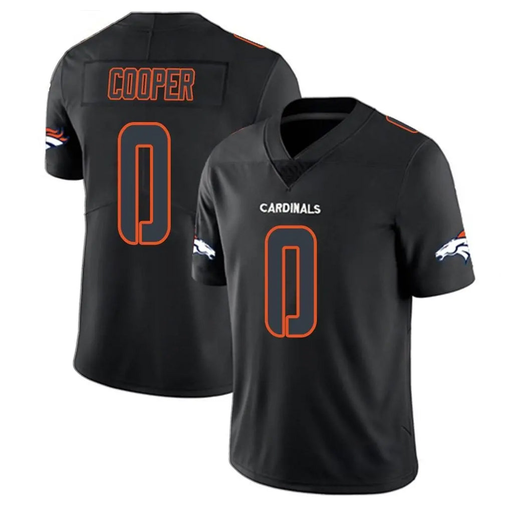 Yuxns D.Broncos #0 Jonathon Cooper Player Black Impact Limited Game Stitched Jerseys