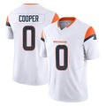 Yuxns D.Broncos #0 Jonathon Cooper Player White Limited Vapor F.U.S.E. Home Game Stitched Jerseys