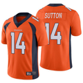 Yuxns D.Broncos #14 Courtland Sutton Player Orange Limited Stitched Jerseys