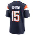 Yuxns D.Broncos #15 Nik Bonitto Player Navy Home Game Stitched Jerseys