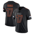 Yuxns D.Broncos #17 Jaylen Waddle Player Black Impact Limited Game Stitched Jerseys