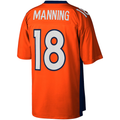 Yuxns D.Broncos #18 Peyton Manning Mitchell & Ness Orange Big & Tall 2015 Retired Player Replica Puhic Stitched Jerseys