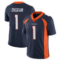 Yuxns D.Broncos #1 Evan Engram Player Navy Vapor Untouchable Limited Game Stitched Jerseys