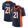 Yuxns D.Broncos #21 Riley Moss Player Navy Vapor Untouchable Limited Game Stitched Jerseys