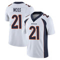 Yuxns D.Broncos #21 Riley Moss Player White Vapor Untouchable Limited Home Game Stitched Jerseys