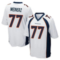Yuxns D.Broncos #77 Quinn Meinerz Player White Game Stitched Jerseys