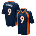 Yuxns D.Broncos #9 Talanoa Hufanga Player Navy Game Stitched Jerseys