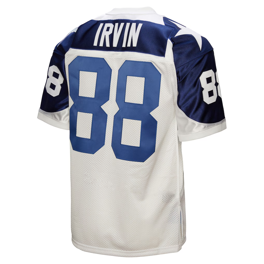 Yuxns D.Cowboys 1994 #88 Michael Irvin Mitchell & Ness White Authentic Throwback Retired Player Stitched Jerseys