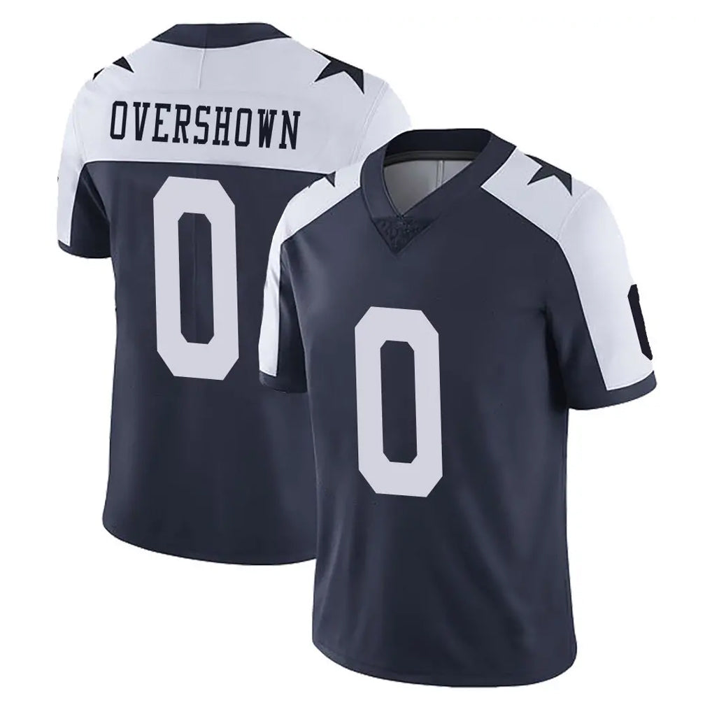 Yuxns D.Cowboys #0 DeMarvion Overshown Player Navy-White Limited Alternate Vapor Untouchable Home Game Stitched Jerseys