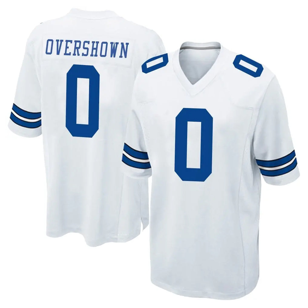 Yuxns D.Cowboys #0 DeMarvion Overshown Player White Home Game Stitched Jerseys