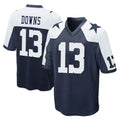 Yuxns D.Cowboys #13 Caleb Downs Player Navy-White Alternate Home Game Stitched Jerseys