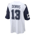 Yuxns D.Cowboys #13 Caleb Downs White Alternate Game Stitched Jerseys