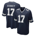 Yuxns D.Cowboys #17 Brandon Aubrey Player Navy Home Game Stitched Jerseys