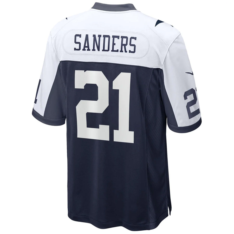 Yuxns D.Cowboys #21 Deion Sanders Player Navy Alternate Game Stitched Jerseys