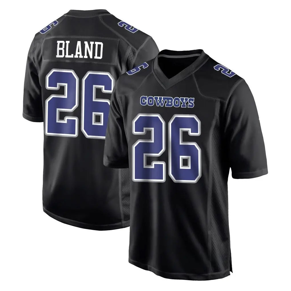 Yuxns D.Cowboys #26 DaRon Bland Player Carbon Black Fashion Home Game Stitched Jerseys