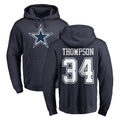 Yuxns D.Cowboys #34 Jalen Thompson Player Navy Pullover Hoodies Limited Stitched Jerseys
