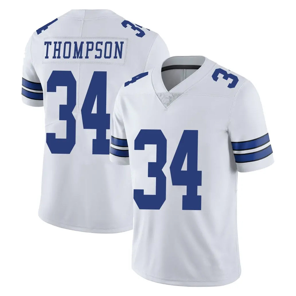 Yuxns D.Cowboys #34 Jalen Thompson Player White Vapor Untouchable Limited Home Game Stitched Jerseys