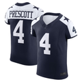 Yuxns D.Cowboys #4 Dak Prescott Navy Alternate Vapor F.U.S.E. Elite Stitched Jerseys