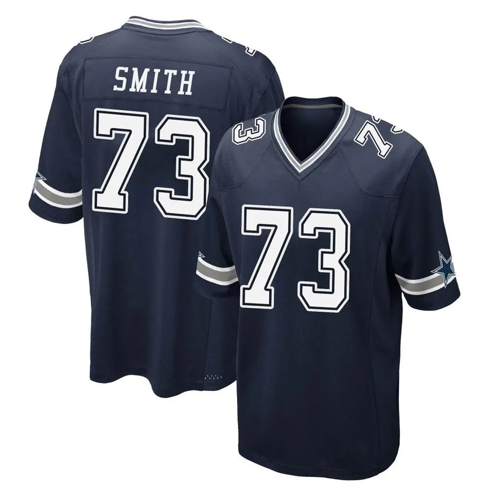 Yuxns D.Cowboys #73 Tyler Smith Player Navy Home Game Stitched Jerseys