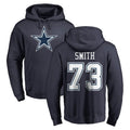 Yuxns D.Cowboys #73 Tyler Smith Player Navy Pullover Hoodies Limited Stitched Jerseys