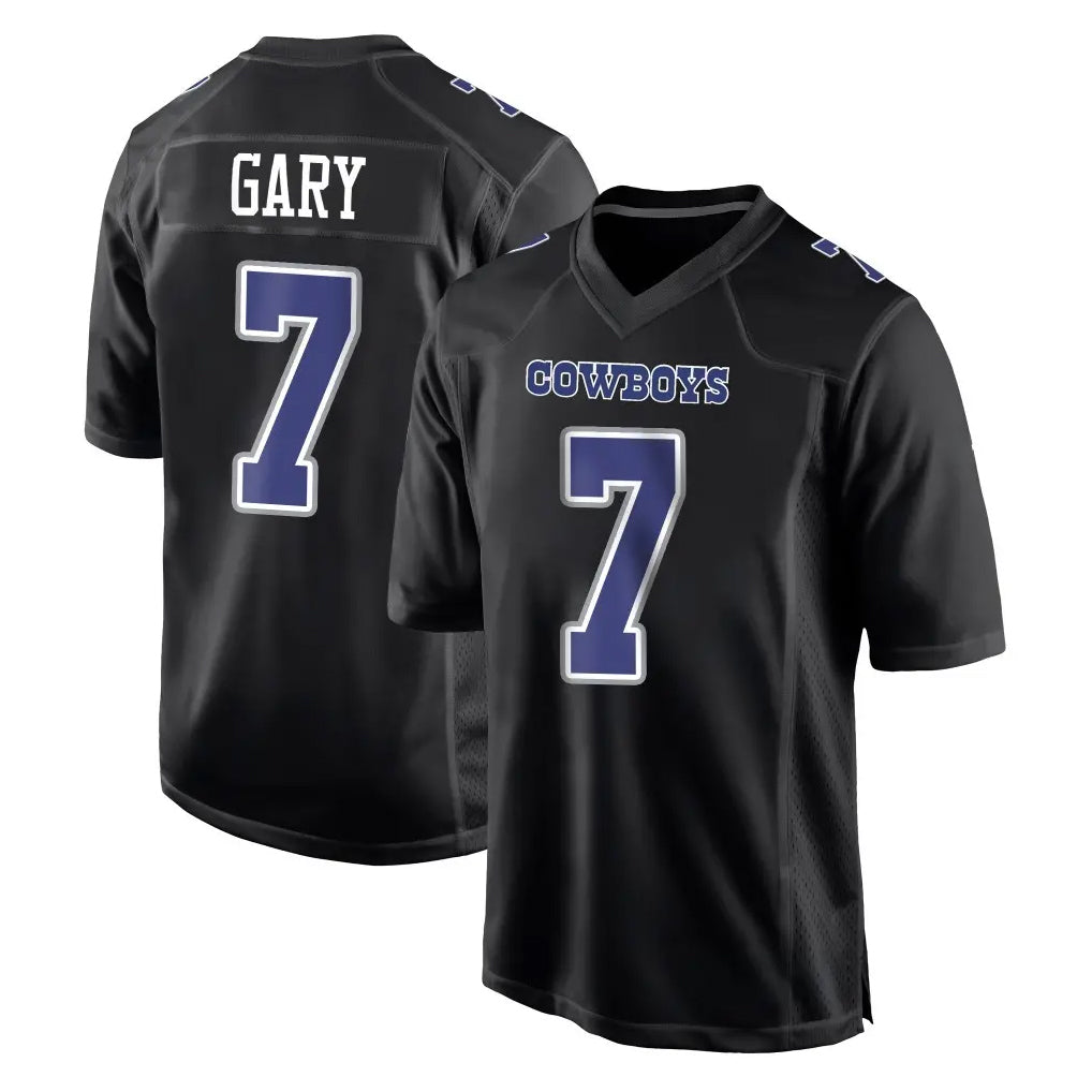 Yuxns D.Cowboys #7 Rashan Gary Player Carbon Black Fashion Home Game Stitched Jerseys
