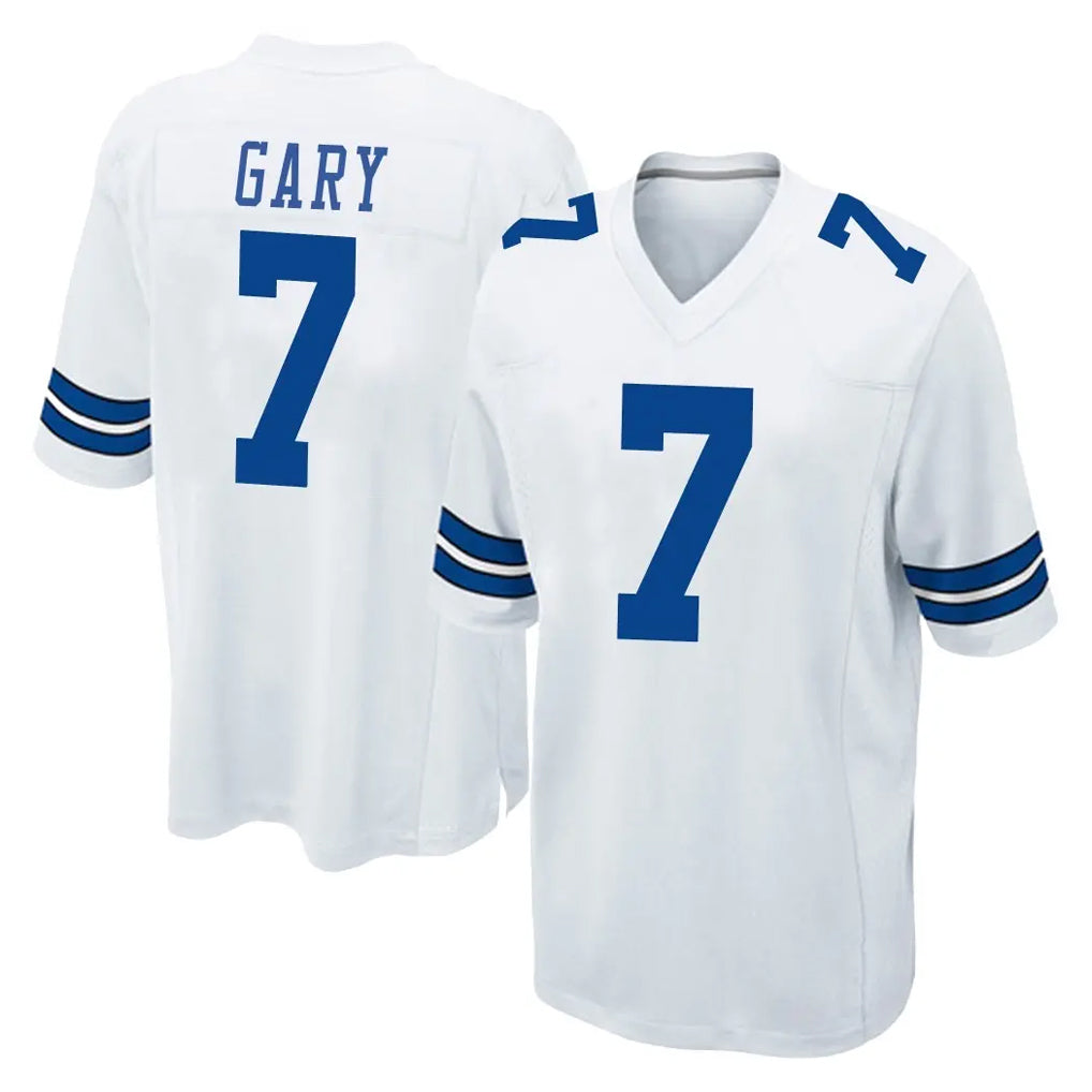 Yuxns D.Cowboys #7 Rashan Gary Player White Home Game Stitched Jerseys