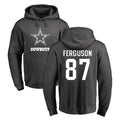 Yuxns D.Cowboys #87 Jake Ferguson Player Ash One Color Pullover Hoodie Limited Stitched Jerseys