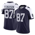 Yuxns D.Cowboys #87 Jake Ferguson Player Navy-White Limited Alternate Vapor F.U.S.E. Home Game Stitched Jerseys