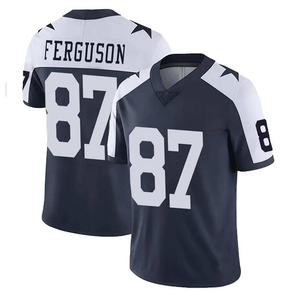 Yuxns D.Cowboys #87 Jake Ferguson Player Navy-White Limited Alternate Vapor Untouchable Home Game Stitched Jerseys