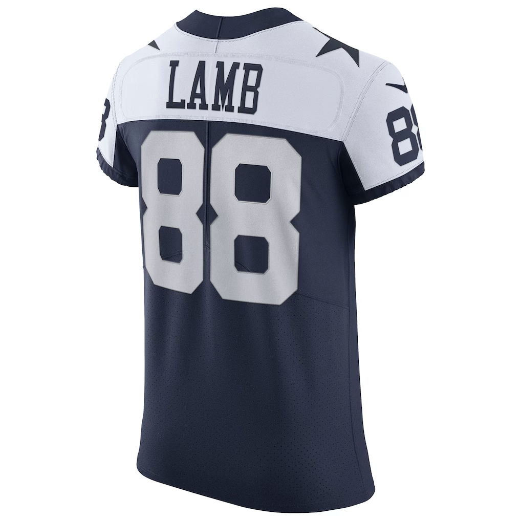 Yuxns D.Cowboys #88 CeeDee Lamb Navy Alternate Vapor Elite Stitched Jerseys