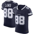 Yuxns D.Cowboys #88 CeeDee Lamb Navy Team Vapor F.U.S.E. Elite Stitched Jerseys