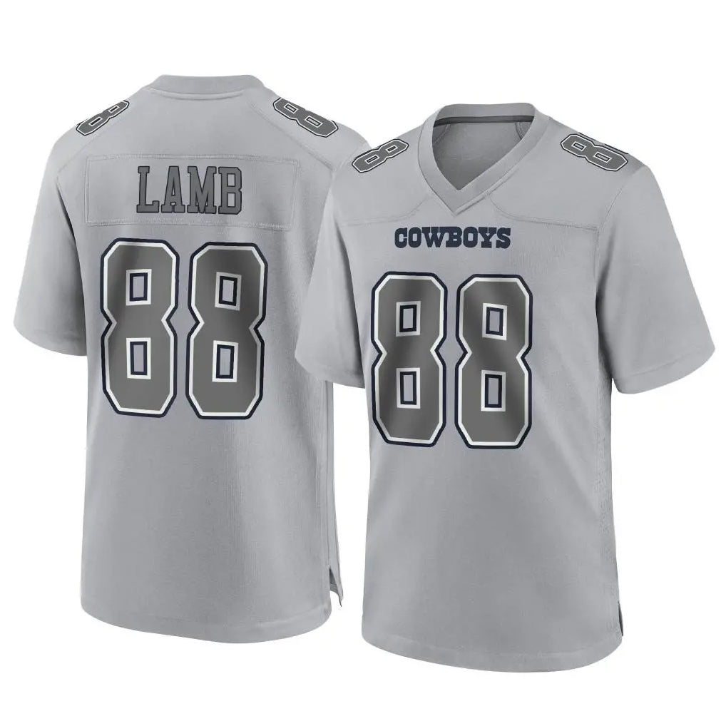 Yuxns D.Cowboys #88 CeeDee Lamb Player Gray Atmosphere Fashion Home Game Stitched Jerseys