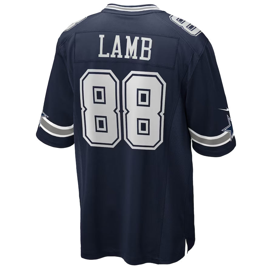 Yuxns D.Cowboys #88 CeeDee Lamb Player Navy Home Game Stitched Jerseys