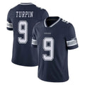 Yuxns D.Cowboys #9 KaVontae Turpin Player Navy Vapor Untouchable Limited Home Game Stitched Jerseys