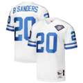 Yuxns D.Lions 1994 #20Barry Sanders Mitchell & Ness White Authentic Throwback Retired Player Stitched Jerseys
