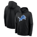 Yuxns D.Lions Black Salute to Service Pullover Hoodies Limited Blank Player Stitched Jerseys