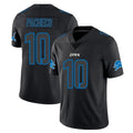 Yuxns D.Lions #10 Isiah Pacheco Player Black Impact Limited Home Game Stitched Jerseys