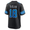 Yuxns D.Lions #18 Isaac TeSlaa Black Alternate Game Player Stitched Jerseys