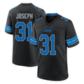 Yuxns D.Lions #31 Kerby Joseph Player Black Alternate Home Game Stitched Jerseys