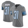 Yuxns D.Lions #31 Kerby Joseph Player Gray Vapor Untouchable Limited Home Game Stitched Jerseys