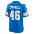 Yuxns D.Lions #46 Jack Campbell Blue Game Stitched Jerseys