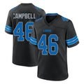 Yuxns D.Lions #46 Jack Campbell Player Black Alternate Home Game Stitched Jerseys