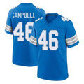 Yuxns D.Lions #46 Jack Campbell Player Blue Alternate Home Game Stitched Jerseys