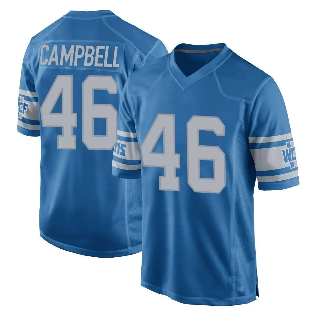 Yuxns D.Lions #46 Jack Campbell Player Blue Vapor Untouchable Throwback Game Stitched Jerseys