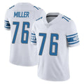 Yuxns D.Lions #76 Blake Miller Player White Limited Vapor Untouchable Home Game Stitched Jerseys