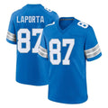 Yuxns D.Lions #87 Sam LaPorta Player Blue Alternate Home Game Stitched Jerseys