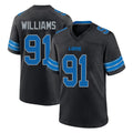 Yuxns D.Lions #91 Tyleik Williams Player Black Alternate Home Game Stitched Jerseys