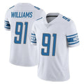 Yuxns D.Lions #91 Tyleik Williams Player White Limited Vapor Untouchable Home Game Stitched Jerseys