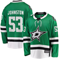 Yuxns D.Stars #53 Wyatt Johnston Kelly Green Home Breakaway Player Jerseys