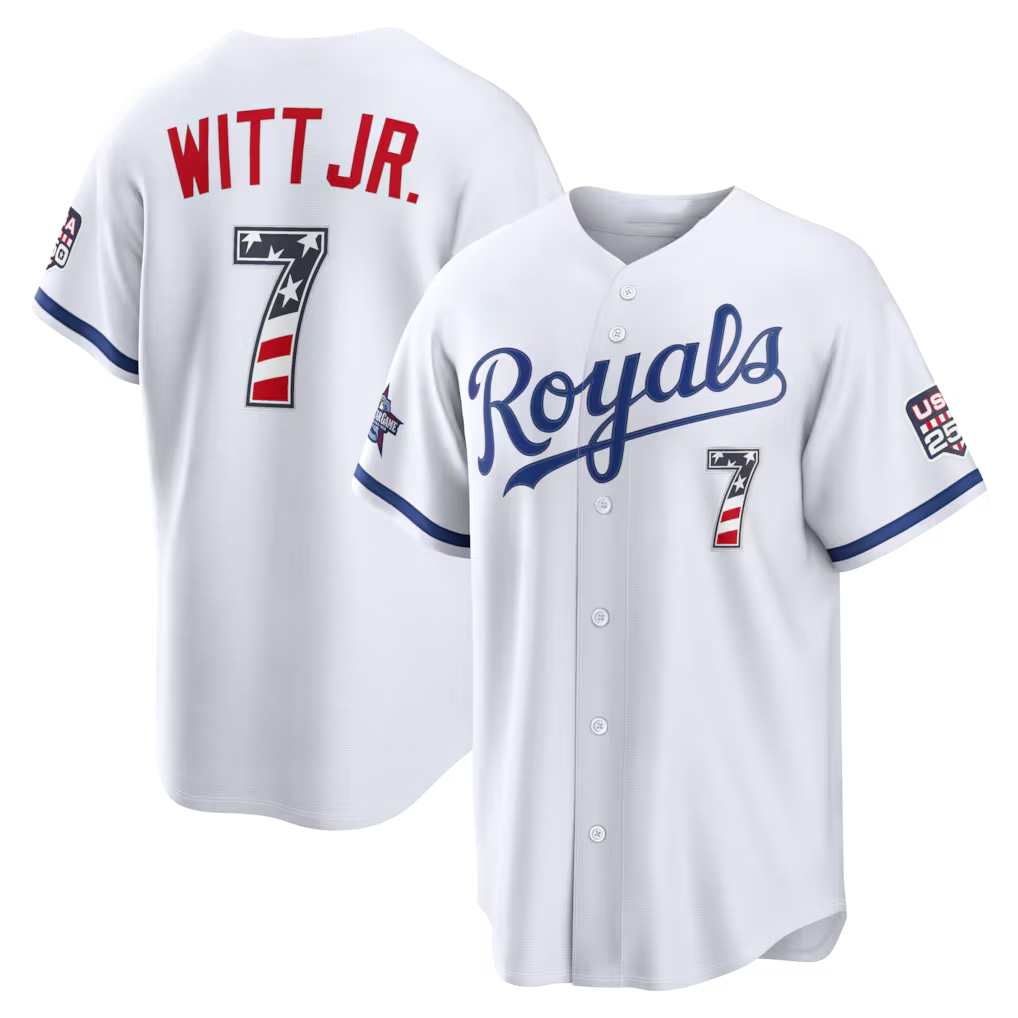 Yuxns D.Tigers #7 Kevin McGonigle White 2026 All-Star Edition Stars & Stripes Stadium Jerseys